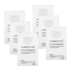 Coupon π POWERTEC HEPA Cloth Vacuum Bag Replacement For Kenmore Q And C Style Vacuums, And Panasonic Type C-5 (6-Pack) π€©
