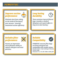 Coupon ๐ POWERTEC HEPA Cloth Vacuum Bag Replacement For Kenmore Q And C Style Vacuums, And Panasonic Type C-5 (6-Pack) ๐คฉ 8 Coupon ๐ POWERTEC HEPA Cloth Vacuum Bag Replacement For Kenmore Q And C Style Vacuums, And Panasonic Type C-5 (6-Pack) ๐คฉ -Woodworking-tools Shop unnamed file 1016