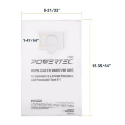 Coupon ๐ POWERTEC HEPA Cloth Vacuum Bag Replacement For Kenmore Q And C Style Vacuums, And Panasonic Type C-5 (6-Pack) ๐คฉ 9 Coupon ๐ POWERTEC HEPA Cloth Vacuum Bag Replacement For Kenmore Q And C Style Vacuums, And Panasonic Type C-5 (6-Pack) ๐คฉ -Woodworking-tools Shop unnamed file 1017