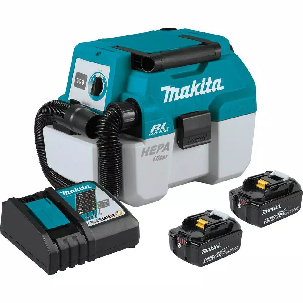 Budget 🎉 Makita 18-Volt 5.0 Ah LXT Lithium-Ion Brushless Cordless 2 Gal. HEPA Filter Portable Wet/Dry Dust Extractor/Vacuum Kit 🔔 3 Budget 🎉 Makita 18-Volt 5.0 Ah LXT Lithium-Ion Brushless Cordless 2 Gal. HEPA Filter Portable Wet/Dry Dust Extractor/Vacuum Kit 🔔