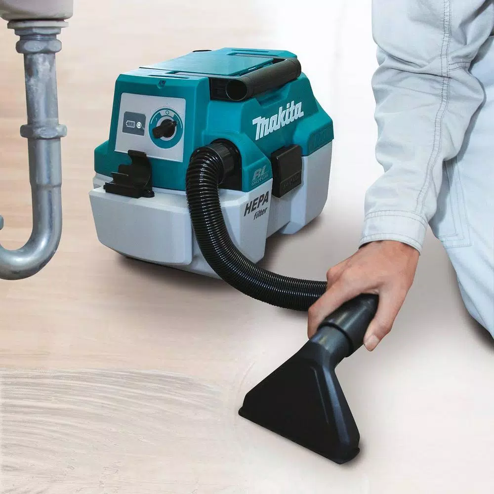 Budget 🎉 Makita 18-Volt 5.0 Ah LXT Lithium-Ion Brushless Cordless 2 Gal. HEPA Filter Portable Wet/Dry Dust Extractor/Vacuum Kit 🔔 5 Budget 🎉 Makita 18-Volt 5.0 Ah LXT Lithium-Ion Brushless Cordless 2 Gal. HEPA Filter Portable Wet/Dry Dust Extractor/Vacuum Kit 🔔 - Image 3