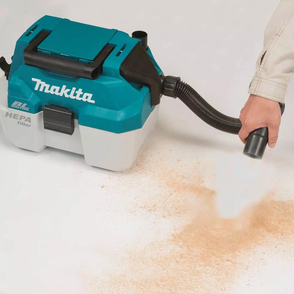 Budget 🎉 Makita 18-Volt 5.0 Ah LXT Lithium-Ion Brushless Cordless 2 Gal. HEPA Filter Portable Wet/Dry Dust Extractor/Vacuum Kit 🔔 8 Budget 🎉 Makita 18-Volt 5.0 Ah LXT Lithium-Ion Brushless Cordless 2 Gal. HEPA Filter Portable Wet/Dry Dust Extractor/Vacuum Kit 🔔 - Image 6