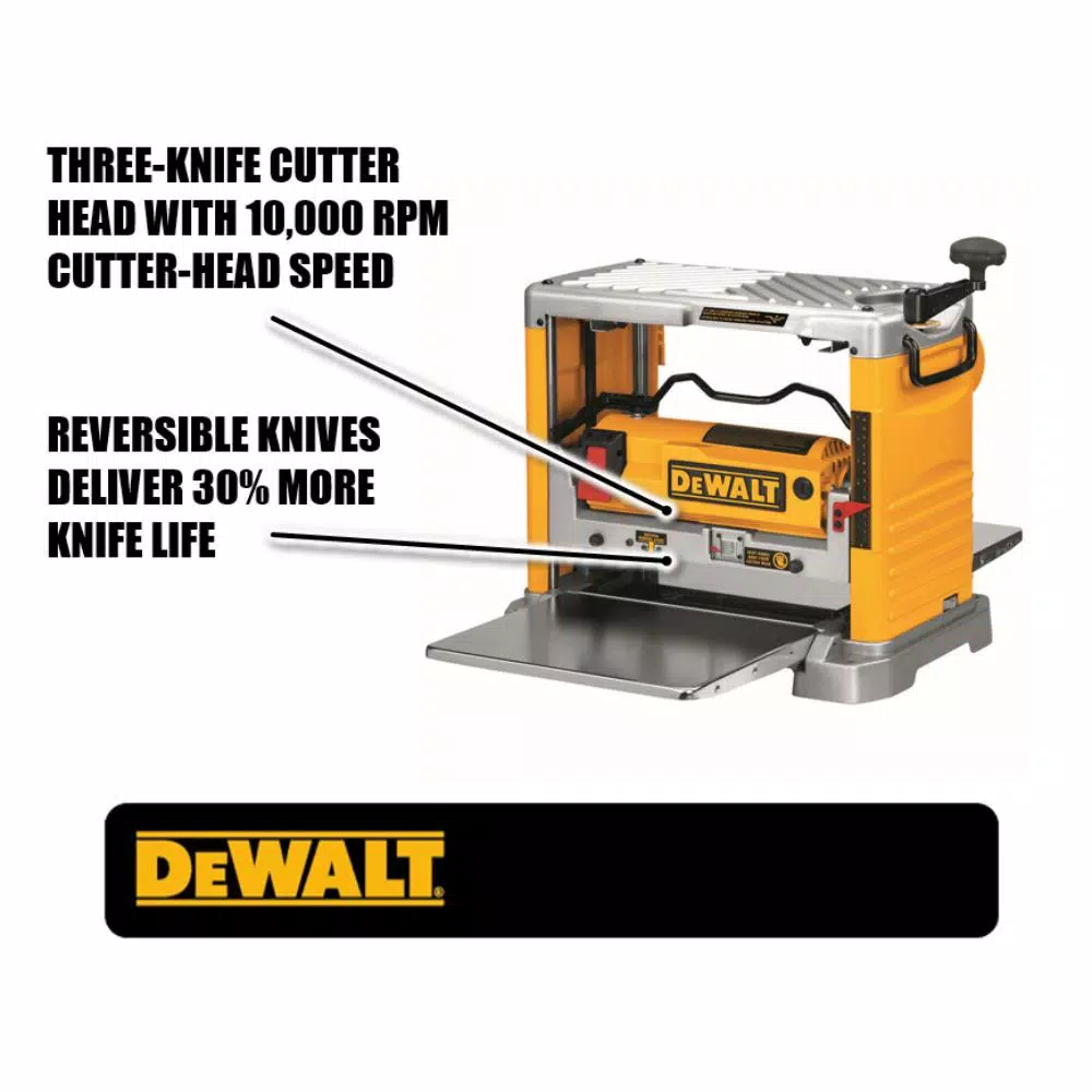 Discount π DEWALT 15 Amp Corded 12-1/2 In. Planer π₯ 4 Discount π DEWALT 15 Amp Corded 12-1/2 In. Planer π₯ - Image 2