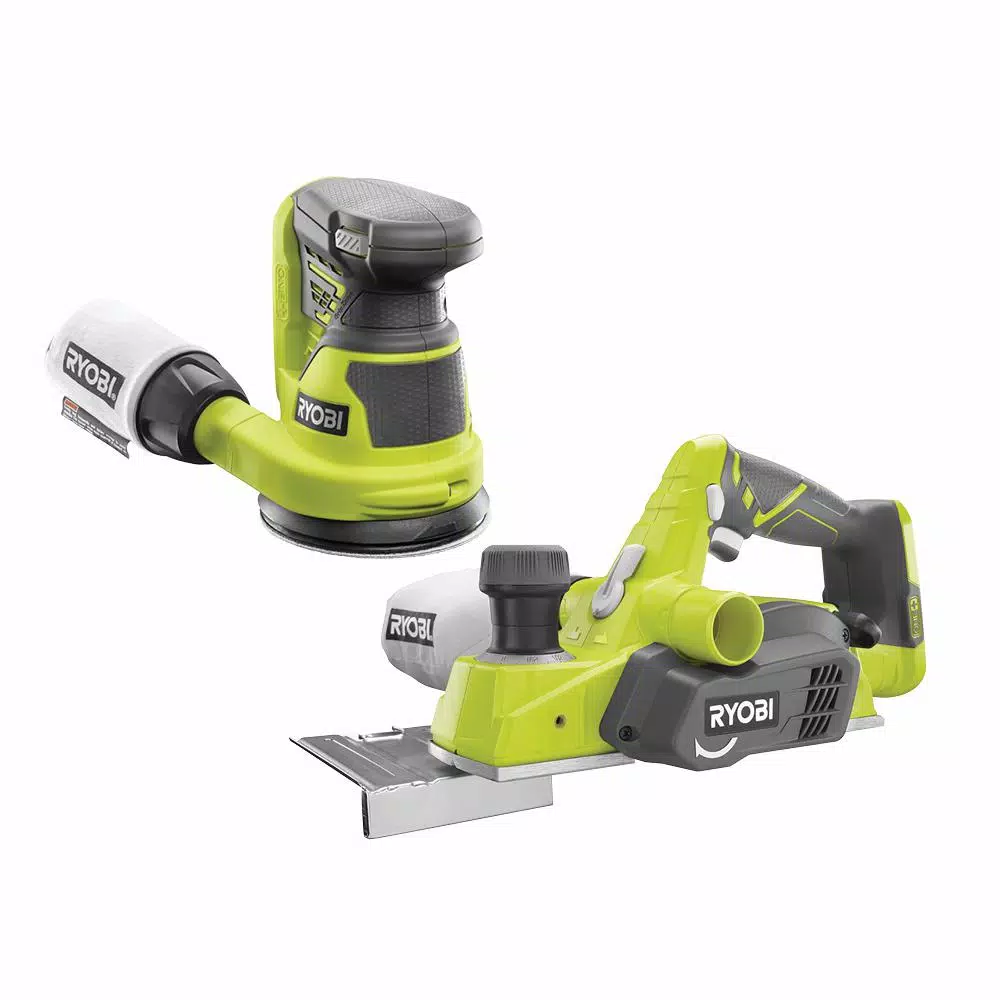 Buy ๐ RYOBI 18-Volt ONE+ Lithium-Ion Cordless 3-1/4 In. Planer And 5 In. Random Orbit Sander (Tools Only) โญ 3 Buy ๐ RYOBI 18-Volt ONE+ Lithium-Ion Cordless 3-1/4 In. Planer And 5 In. Random Orbit Sander (Tools Only) โญ