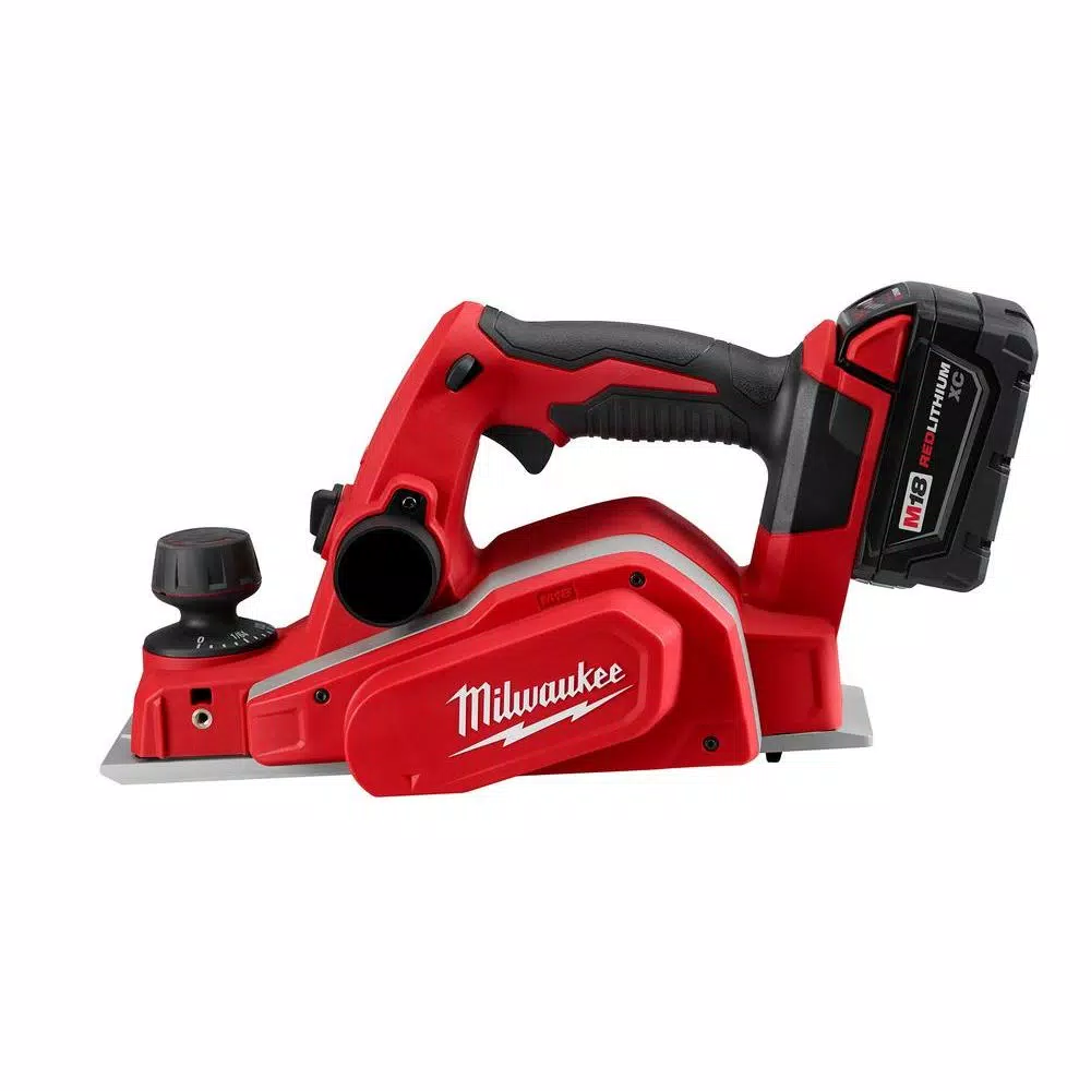 Outlet β Milwaukee M18 18-Volt Lithium-Ion 3-1/4 In. Cordless Planer Kit With One 3.0 Ah Batteries, Charger, Tool Bag π― 5 Outlet β Milwaukee M18 18-Volt Lithium-Ion 3-1/4 In. Cordless Planer Kit With One 3.0 Ah Batteries, Charger, Tool Bag π― - Image 3