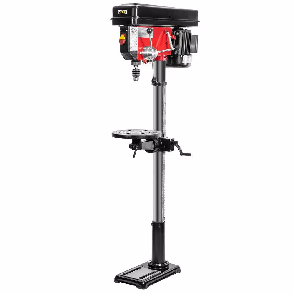 Deals 🧨 Stark 11 In. 6.6 Amp 120-Volt, 16-Speed Stationary Drill Press Floor Stand With Laser Light 🧨 3 Deals 🧨 Stark 11 In. 6.6 Amp 120-Volt, 16-Speed Stationary Drill Press Floor Stand With Laser Light 🧨