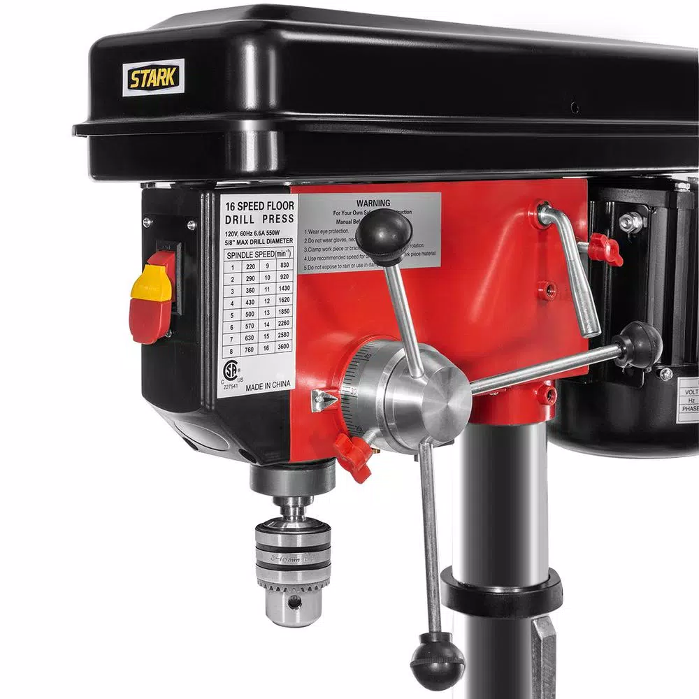 Deals 🧨 Stark 11 In. 6.6 Amp 120-Volt, 16-Speed Stationary Drill Press Floor Stand With Laser Light 🧨 5 Deals 🧨 Stark 11 In. 6.6 Amp 120-Volt, 16-Speed Stationary Drill Press Floor Stand With Laser Light 🧨 - Image 3