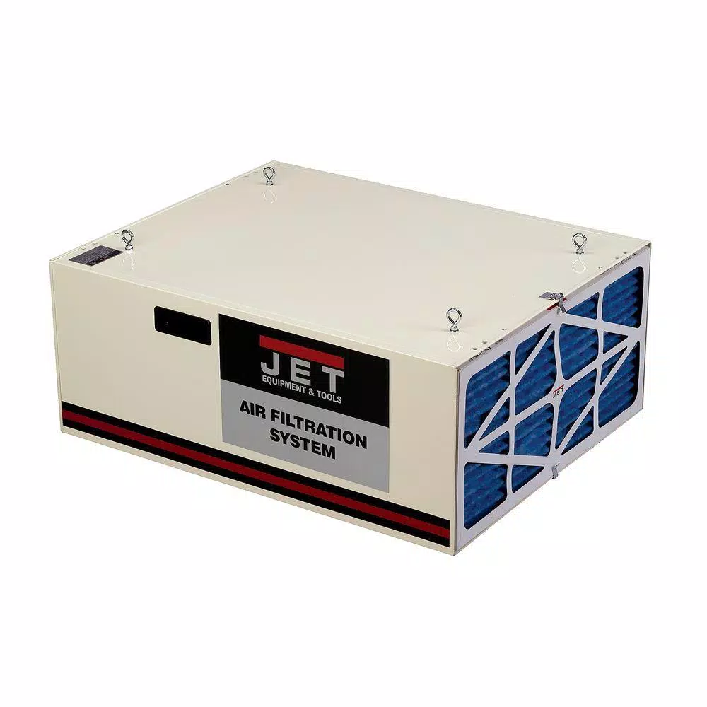 Top 10 π Jet 550/702/1044 CFM Air Filtration System With Remote And Electrostatic Pre-Filter, 3-Speed, 115-Volt, AFS-1000B π 3 Top 10 π Jet 550/702/1044 CFM Air Filtration System With Remote And Electrostatic Pre-Filter, 3-Speed, 115-Volt, AFS-1000B π