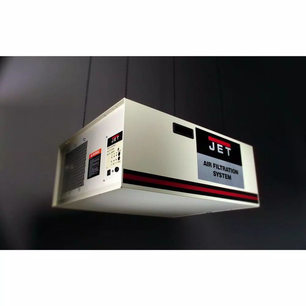 Top 10 π Jet 550/702/1044 CFM Air Filtration System With Remote And Electrostatic Pre-Filter, 3-Speed, 115-Volt, AFS-1000B π 4 Top 10 π Jet 550/702/1044 CFM Air Filtration System With Remote And Electrostatic Pre-Filter, 3-Speed, 115-Volt, AFS-1000B π - Image 2