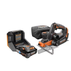 Buy ๐งจ RIDGID 18-Volt OCTANE Cordless Brushless 3-1/4 In. Hand Planer Kit With (1) OCTANE Bluetooth 3.0 Ah Battery And Charger ๐