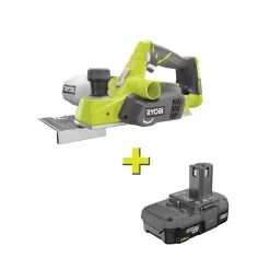 Cheap ✨ RYOBI 18-Volt ONE+ Cordless 3-1/4 In. Planer With 1.5 Ah Compact Lithium-Ion Battery 🧨