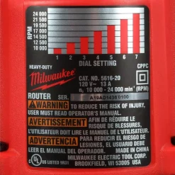 Promo ⭐ Milwaukee 13 Amp Corded 2-1/4 In. Max HP EVS BodyGrip Router 🛒 -Woodworking-tools Shop unnamed file 163