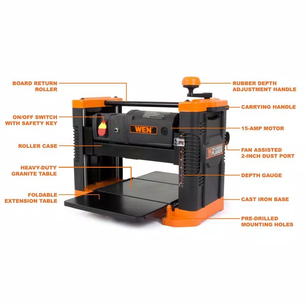 Brand new ๐ฅฐ WEN 15 Amp 12.5 In. Corded Thickness Planer ๐ 9 Brand new ๐ฅฐ WEN 15 Amp 12.5 In. Corded Thickness Planer ๐ - Image 7