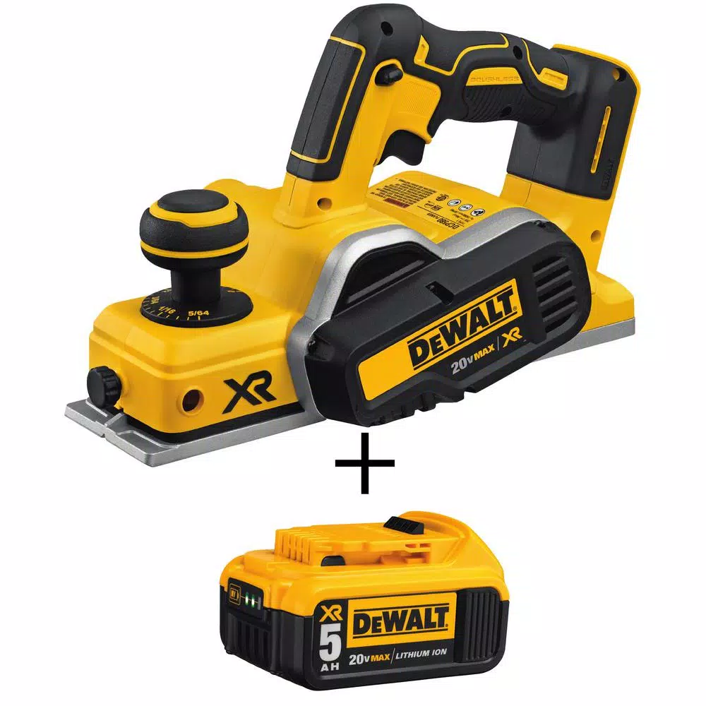 Hot Sale โจ DEWALT 20-Volt MAX XR Cordless Brushless 3-1/4 In. Planer With (1) 20-Volt 5.0Ah Battery ๐ 3 Hot Sale โจ DEWALT 20-Volt MAX XR Cordless Brushless 3-1/4 In. Planer With (1) 20-Volt 5.0Ah Battery ๐