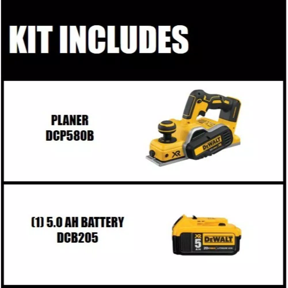 Hot Sale โจ DEWALT 20-Volt MAX XR Cordless Brushless 3-1/4 In. Planer With (1) 20-Volt 5.0Ah Battery ๐ 4 Hot Sale โจ DEWALT 20-Volt MAX XR Cordless Brushless 3-1/4 In. Planer With (1) 20-Volt 5.0Ah Battery ๐ - Image 2