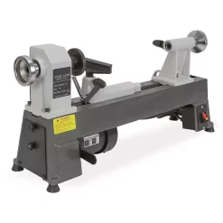 Best Sale ❤️ Stark 10 In. X 18 In. 5 Grate Variable-Speed Benchtop Wood Lathe In Gray With Low Noise 🛒