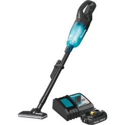 Discount ๐ Makita 18-Volt LXT Lithium-Ion Compact Brushless Cordless Vacuum Kit, 2.0Ah With Black Cyclonic Vacuum Attachment With Lock ๐