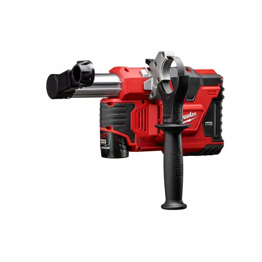 Hot Sale π₯ Milwaukee M12 12-Volt Lithium-Ion Cordless π¨ HammerVac Universal Dust Extractor Kit W/(2) 1.5Ah Batteries, Charger & Case βοΈ 4 Hot Sale π₯ Milwaukee M12 12-Volt Lithium-Ion Cordless π¨ HammerVac Universal Dust Extractor Kit W/(2) 1.5Ah Batteries, Charger & Case βοΈ - Image 3
