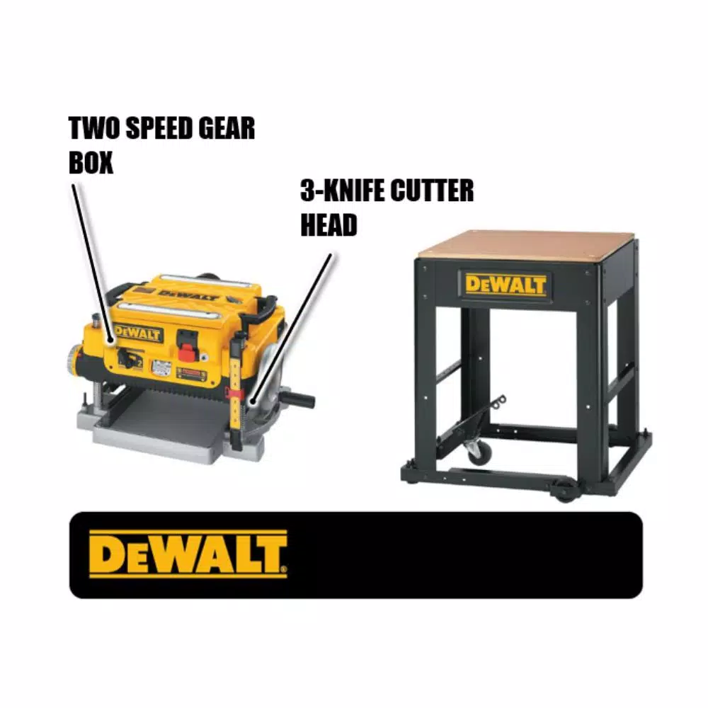 Budget 🎁 DEWALT 15 Amp 13 In. Corded Planer With Bonus Stand 🎉 4 Budget 🎁 DEWALT 15 Amp 13 In. Corded Planer With Bonus Stand 🎉 - Image 2