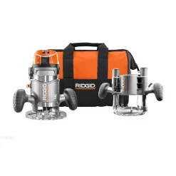 Best Sale โจ RIDGID 11 Amp 2 HP 1/2 In. Heavy-Duty Fixed And Plunge Base Corded Router ๐ฏ