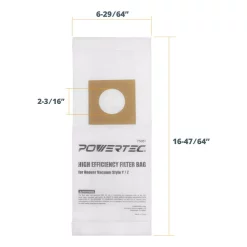 Flash Sale 🛒 POWERTEC High Efficiency Filter Bag Replacement For Hoover Vacuum Style Y/Z 2 Ply Allergen Vacuum Filter Bag (10-Pack) 😀 -Woodworking-tools Shop unnamed file 2250