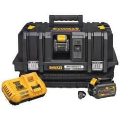 Brand new ๐ DEWALT FLEXVOLT 60-Volt MAX Cordless Dust Extractor Kit With (2) FLEXVOLT 6.0Ah Batteries โ๏ธ