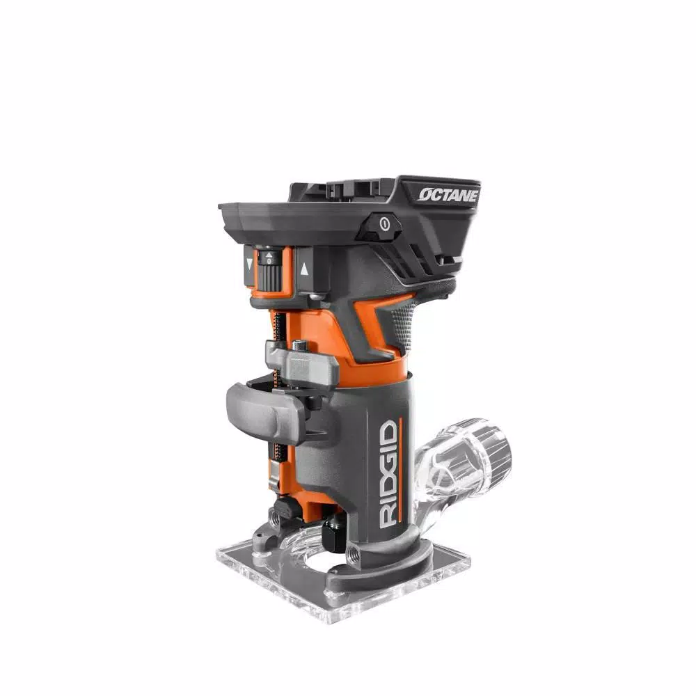 Deals ๐ RIDGID 18-Volt OCTANE Fixed Base Router With 1/4 In. Bit With 18-Volt Lithium-Ion 4.0 Ah Battery And Charger Kit ๐ 5 Deals ๐ RIDGID 18-Volt OCTANE Fixed Base Router With 1/4 In. Bit With 18-Volt Lithium-Ion 4.0 Ah Battery And Charger Kit ๐ - Image 3