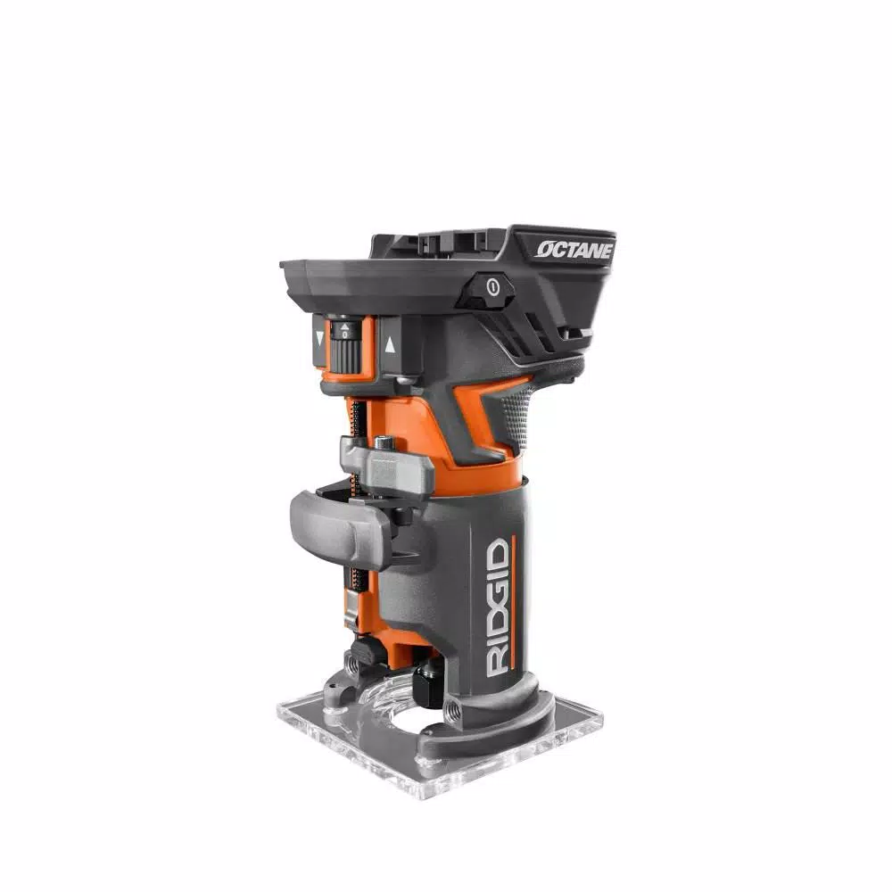 Deals ๐ RIDGID 18-Volt OCTANE Fixed Base Router With 1/4 In. Bit With 18-Volt Lithium-Ion 4.0 Ah Battery And Charger Kit ๐ 8 Deals ๐ RIDGID 18-Volt OCTANE Fixed Base Router With 1/4 In. Bit With 18-Volt Lithium-Ion 4.0 Ah Battery And Charger Kit ๐ - Image 6