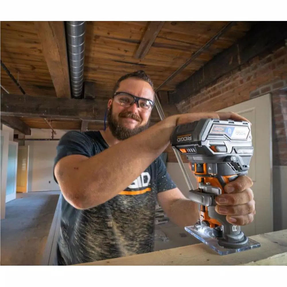 Deals ๐ RIDGID 18-Volt OCTANE Fixed Base Router With 1/4 In. Bit With 18-Volt Lithium-Ion 4.0 Ah Battery And Charger Kit ๐ 16 Deals ๐ RIDGID 18-Volt OCTANE Fixed Base Router With 1/4 In. Bit With 18-Volt Lithium-Ion 4.0 Ah Battery And Charger Kit ๐ - Image 14