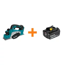 Deals ๐ Makita 18V LXT Lithium-Ion Cordless 3-1/4 In. Planer, Tool Only With Bonus 18-Volt 5.0Ah LXT Lithium-Ion Battery ๐