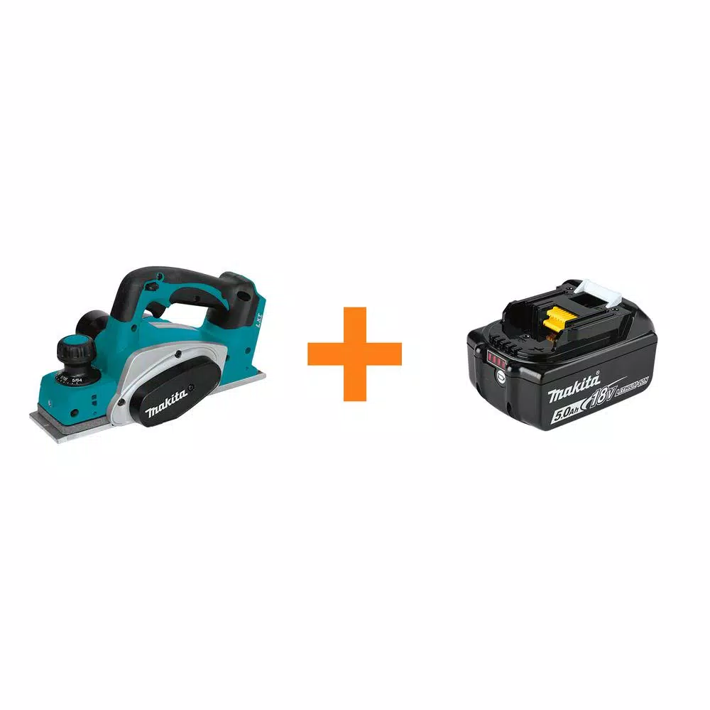 Deals ๐ Makita 18V LXT Lithium-Ion Cordless 3-1/4 In. Planer, Tool Only With Bonus 18-Volt 5.0Ah LXT Lithium-Ion Battery ๐ 3 Deals ๐ Makita 18V LXT Lithium-Ion Cordless 3-1/4 In. Planer, Tool Only With Bonus 18-Volt 5.0Ah LXT Lithium-Ion Battery ๐