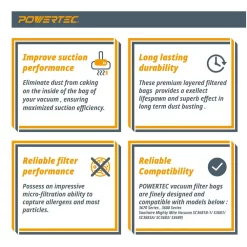 Cheapest ๐ POWERTEC High Efficiency Filter Bag Replacement For Eureka MM Vacuum Premium 2-Ply (10-Pack) โญ 8 Cheapest ๐ POWERTEC High Efficiency Filter Bag Replacement For Eureka MM Vacuum Premium 2-Ply (10-Pack) โญ -Woodworking-tools Shop unnamed file 2380