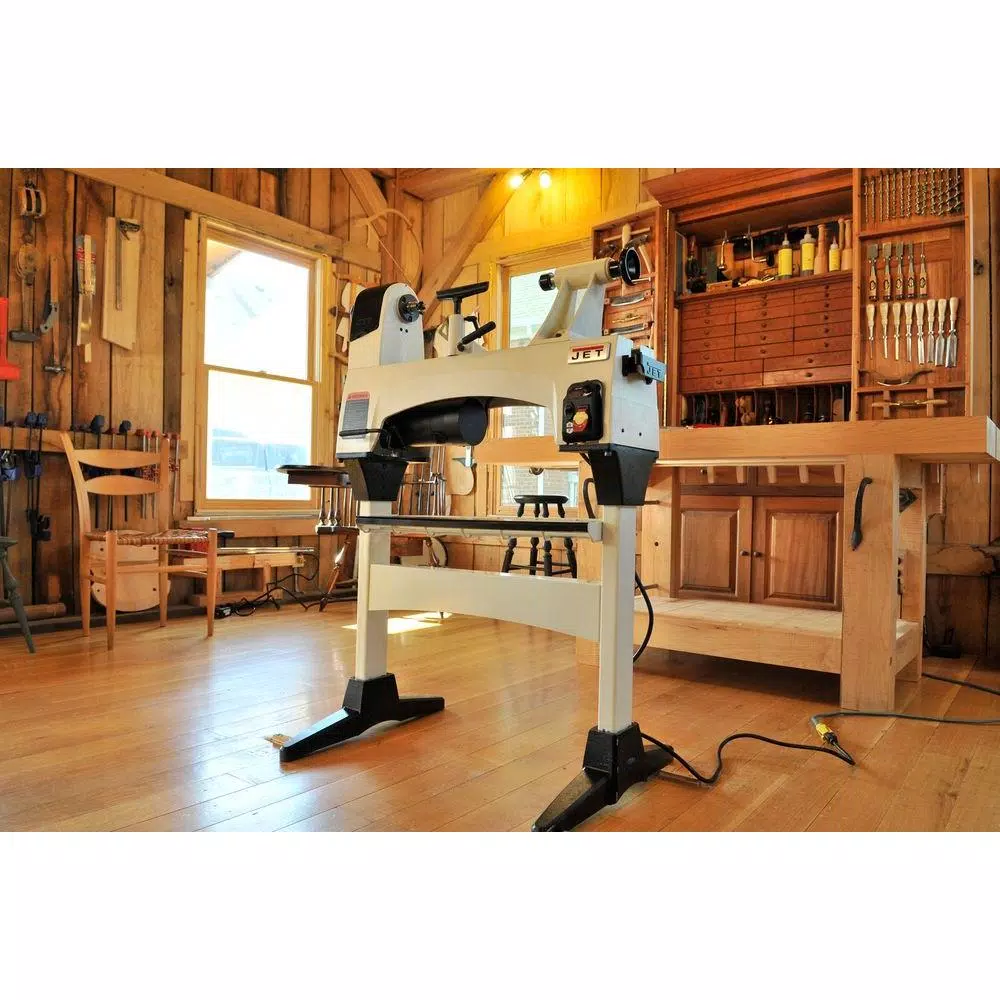 Discount β€οΈ Jet 1 HP 12 In. X 21 In. Wood Lathe, Variable Speed, 115-Volt, JWL-1221VS π 5 Discount β€οΈ Jet 1 HP 12 In. X 21 In. Wood Lathe, Variable Speed, 115-Volt, JWL-1221VS π - Image 3
