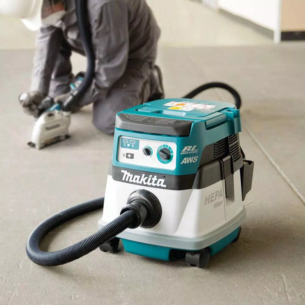 Flash Sale 🎉 Makita 18-Volt X2 LXT 36-Volt Brushless Cordless 2.1 Gal. HEPA Filter Dry Dust Extractor/Vacuum Kit With AWS 5.0 Ah ⌛ 3 Flash Sale 🎉 Makita 18-Volt X2 LXT 36-Volt Brushless Cordless 2.1 Gal. HEPA Filter Dry Dust Extractor/Vacuum Kit With AWS 5.0 Ah ⌛ - Image 2