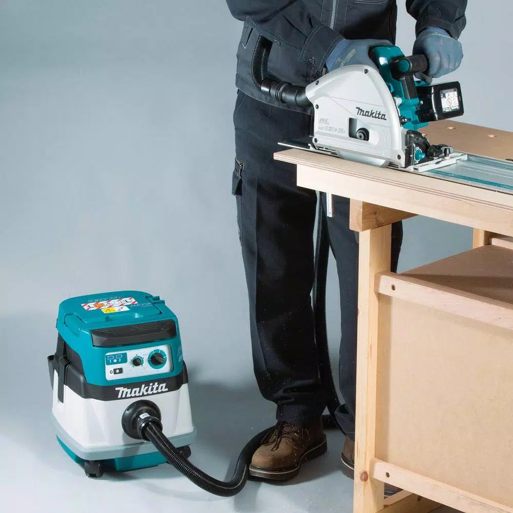 Flash Sale 🎉 Makita 18-Volt X2 LXT 36-Volt Brushless Cordless 2.1 Gal. HEPA Filter Dry Dust Extractor/Vacuum Kit With AWS 5.0 Ah ⌛ 4 Flash Sale 🎉 Makita 18-Volt X2 LXT 36-Volt Brushless Cordless 2.1 Gal. HEPA Filter Dry Dust Extractor/Vacuum Kit With AWS 5.0 Ah ⌛ - Image 3