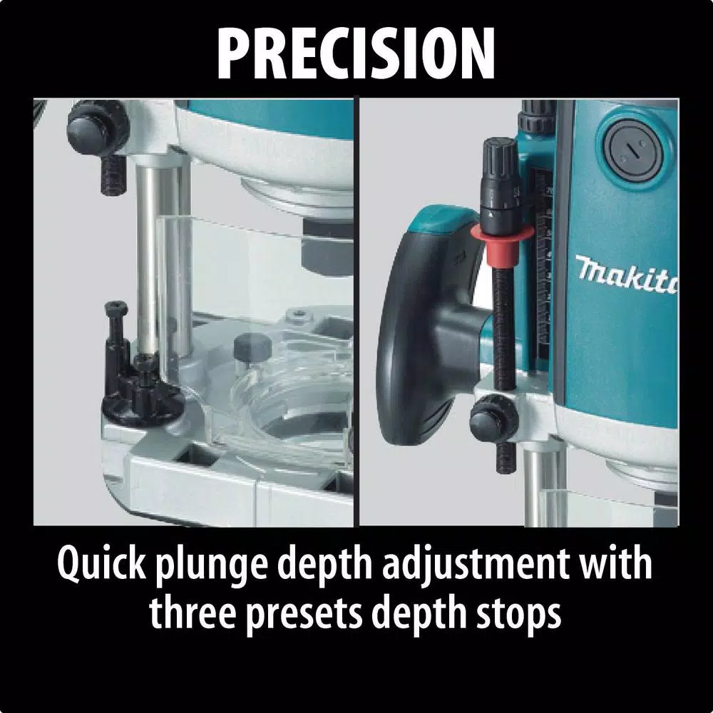 Hot Sale 😀 Makita 15-Amp 3-1/4 HP Corded Plunge Router ⌛ 8 Hot Sale 😀 Makita 15-Amp 3-1/4 HP Corded Plunge Router ⌛ - Image 6