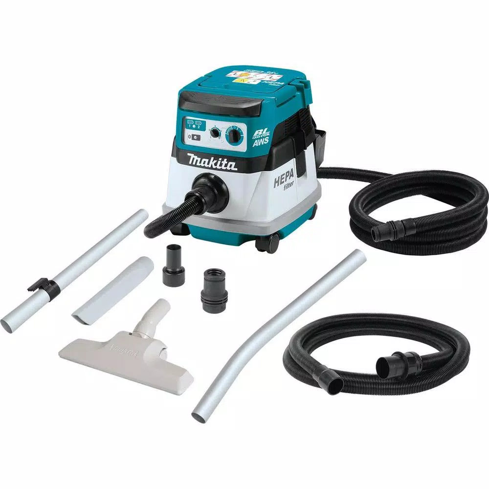 Flash Sale 🎉 Makita 18-Volt X2 LXT 36-Volt Brushless Cordless 2.1 Gal. HEPA Filter Dry Dust Extractor/Vacuum Kit With AWS 5.0 Ah ⌛ 8 Flash Sale 🎉 Makita 18-Volt X2 LXT 36-Volt Brushless Cordless 2.1 Gal. HEPA Filter Dry Dust Extractor/Vacuum Kit With AWS 5.0 Ah ⌛ - Image 7