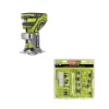 Cheap 🎉 RYOBI 18-Volt ONE+ Cordless Fixed Base Trim Router With Shank Carbide Router Bit Set (15-Piece) 🥰