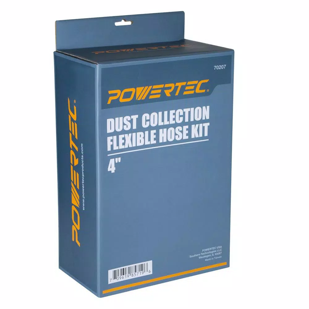 Flash Sale ⭐ POWERTEC Dust Collection Flexible Hose Kit, 4 In. Dia ✔️ 4 Flash Sale ⭐ POWERTEC Dust Collection Flexible Hose Kit, 4 In. Dia ✔️ - Image 2