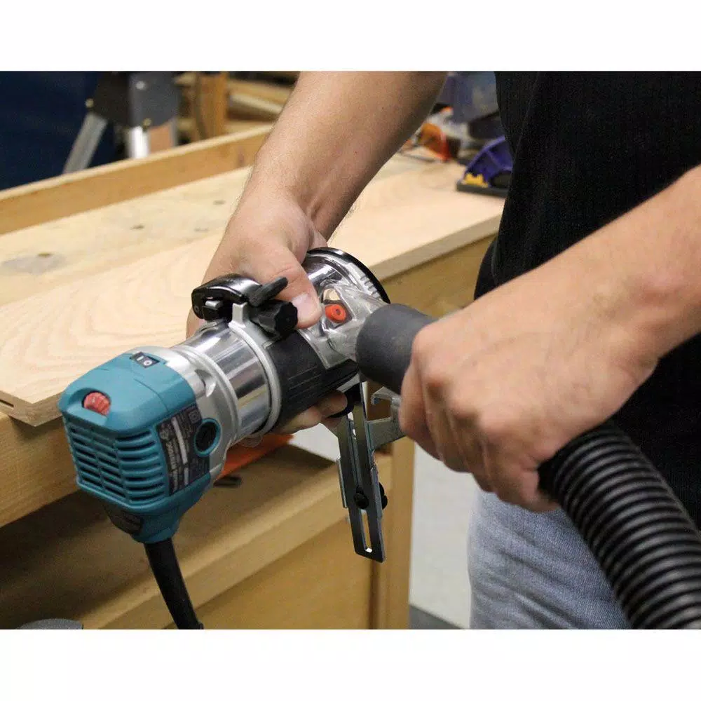 Best Sale 🎁 Makita 6.5 Amp 1-1/4 HP Corded Plunge Base Variable Speed Compact Router Kit With Collet, Base, Straight Guide, (2) 🔧 Wrenches 😀 10 Best Sale 🎁 Makita 6.5 Amp 1-1/4 HP Corded Plunge Base Variable Speed Compact Router Kit With Collet, Base, Straight Guide, (2) 🔧 Wrenches 😀 - Image 8