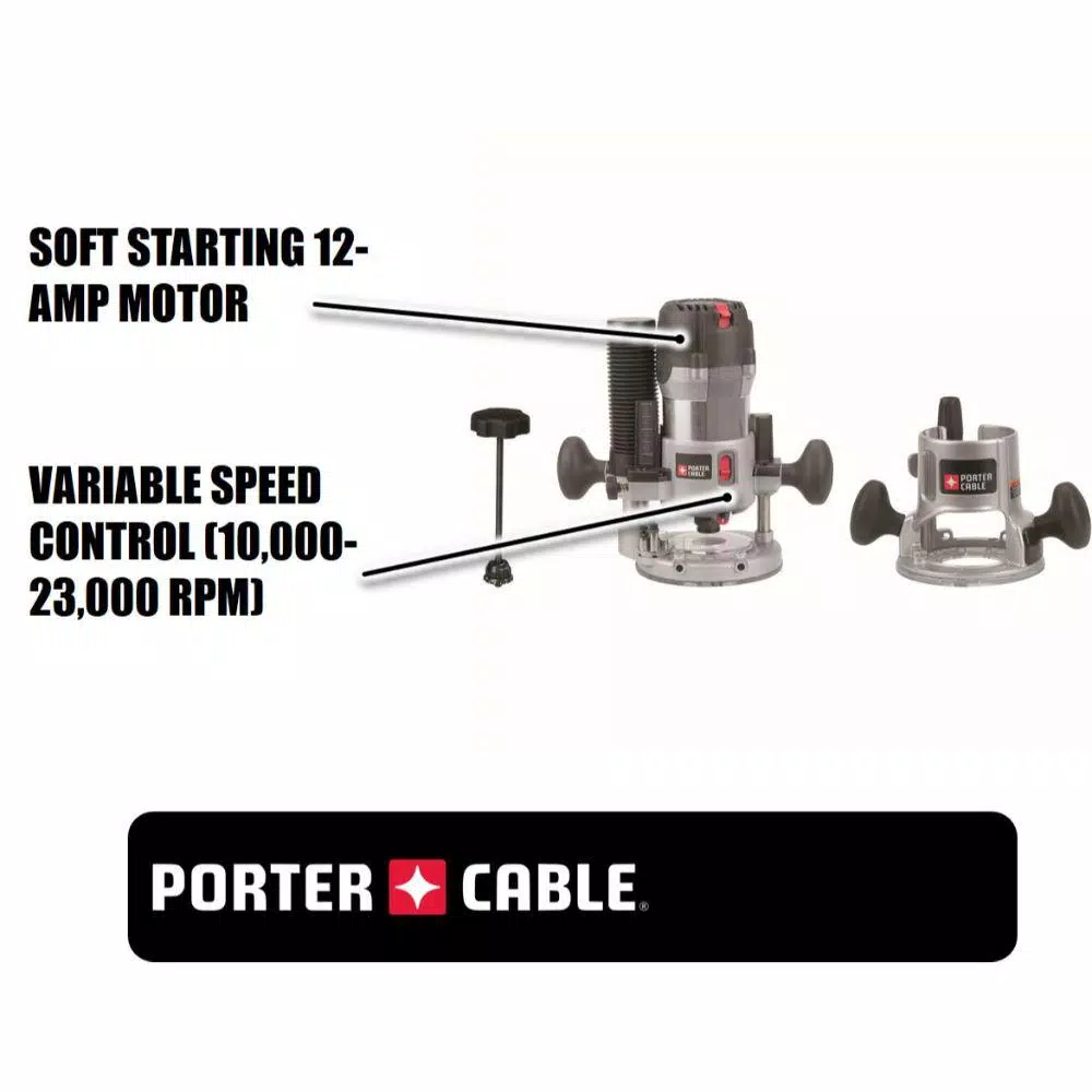 Coupon ๐ Porter-Cable 2-1/4 HP Multi-Base Router Kit With Router Kit Table Height Adjuster ๐คฉ 4 Coupon ๐ Porter-Cable 2-1/4 HP Multi-Base Router Kit With Router Kit Table Height Adjuster ๐คฉ - Image 2