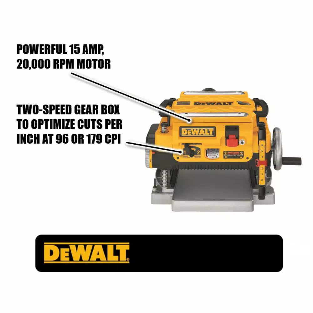 Discount ✨ DEWALT 15 Amp Corded 13 In. Planer 😉 4 Discount ✨ DEWALT 15 Amp Corded 13 In. Planer 😉 - Image 2