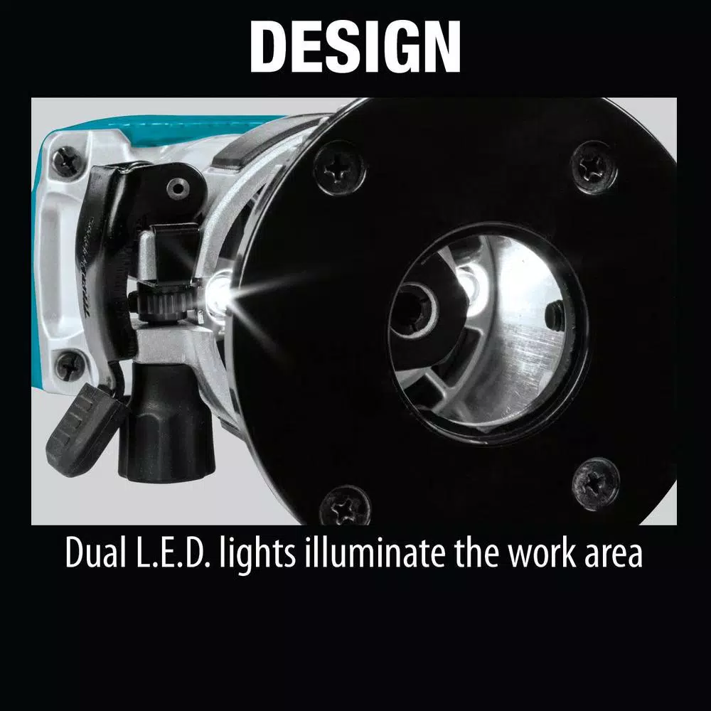 Cheap ๐ Makita 5.0 Ah 18-Volt LXT Lithium-Ion Brushless Cordless Compact Router Kit With Bonus Cordless Jig Saw ๐งจ 12 Cheap ๐ Makita 5.0 Ah 18-Volt LXT Lithium-Ion Brushless Cordless Compact Router Kit With Bonus Cordless Jig Saw ๐งจ - Image 10