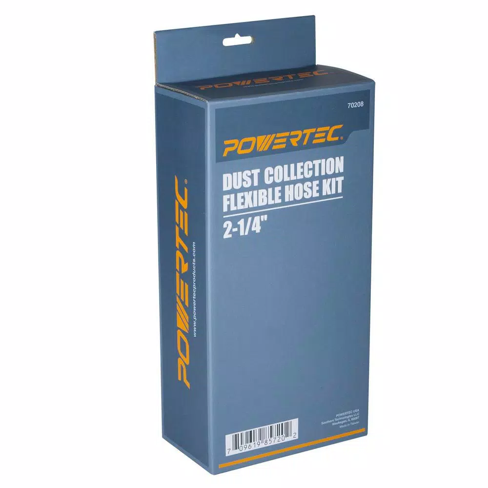 New π POWERTEC Dust Collection Flexible Hose Kit, 2-1/2 In. Dia β 4 New π POWERTEC Dust Collection Flexible Hose Kit, 2-1/2 In. Dia β - Image 2