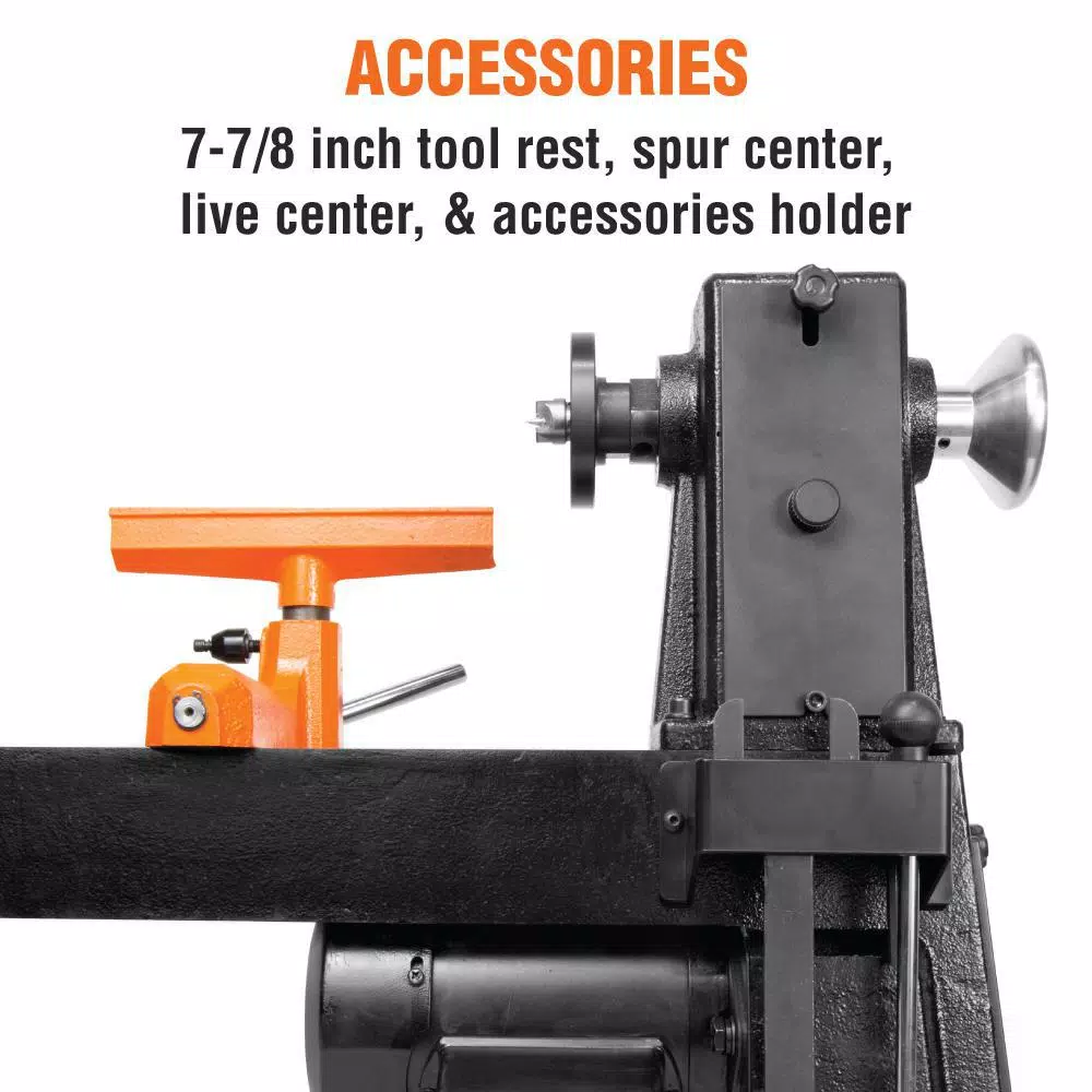 Discount ๐ WEN 4.5 Amp 12 In. X 18 In. 5-Speed Benchtop Wood Lathe โ 10 Discount ๐ WEN 4.5 Amp 12 In. X 18 In. 5-Speed Benchtop Wood Lathe โ - Image 8