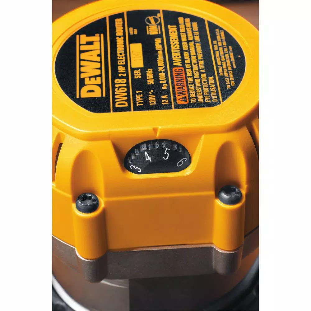 Best reviews of 😉 DEWALT 12 Amp Corded 2-1/4 Horsepower Fixed And Plunge Base Router Kit 😀 8 Best reviews of 😉 DEWALT 12 Amp Corded 2-1/4 Horsepower Fixed And Plunge Base Router Kit 😀 - Image 6