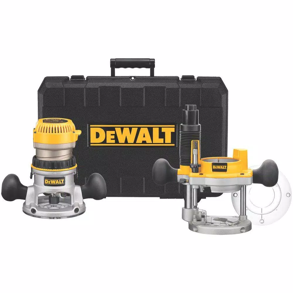 Budget 😍 DEWALT 2-1/4 HP Electronic Variable Speed Fixed Base And Plunge Router Combo Kit With Soft Start 🛒 3 Budget 😍 DEWALT 2-1/4 HP Electronic Variable Speed Fixed Base And Plunge Router Combo Kit With Soft Start 🛒
